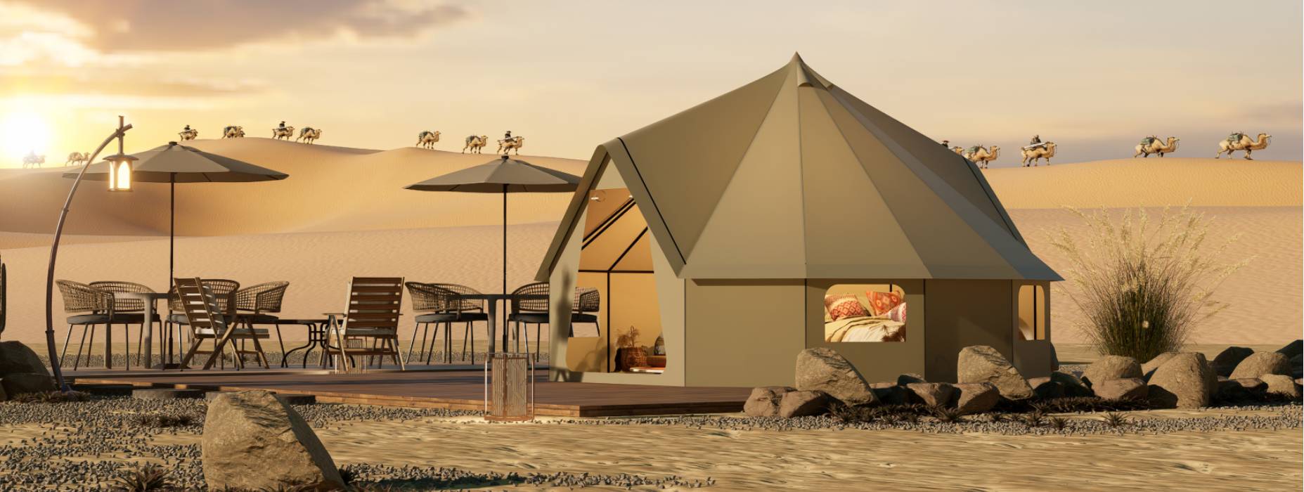 拉孜县露营酒店帐篷产品